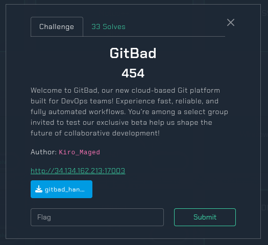 GitBad | Web – L3ak CTF